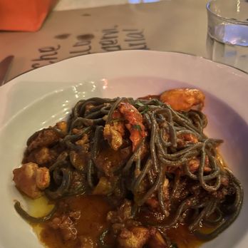 Sale Pepe - Squid ink pasta with lobster - Pizza Near Me - Lahaina, Hawaii Sale Pepe - Squid ink pasta with lobster - Pizza Near Me - Lahaina, Hawaii