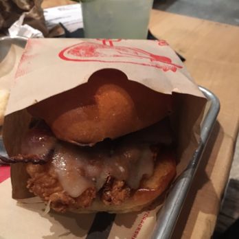 The Crack Shack - My wife's chicken sandwich that I ate the second half of in the middle of the night - Chicken Shop Near Me - Costa Mesa, California The Crack Shack - My wife's chicken sandwich that I ate the second half of in the middle of the night - Chicken Shop Near Me - Costa Mesa, California