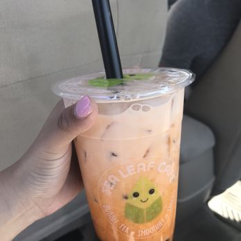 Tealeaf Cafe - 24 oz. Thai Tea on Grand Opening day! - Bubble Tea Near Me - Reno, Nevada Tealeaf Cafe - 24 oz. Thai Tea on Grand Opening day! - Bubble Tea Near Me - Reno, Nevada