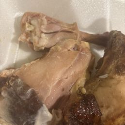 I ordered off uber eats, and they gave uncooked chicken. I ordered off uber eats, and they gave uncooked chicken.