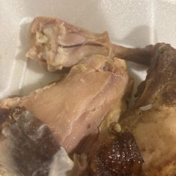I ordered off uber eats, and they gave uncooked chicken.