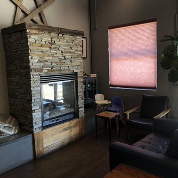 Kickstand Kafé - Sitting area with fire pit - Coffee & Tea Near Me - Flagstaff, Arizona