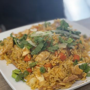 Chopstix - #V16 ORGANIC TOFU FRIED RICE - Vietnamese Near Me - Carmel-by-the-Sea, California Chopstix - #V16 ORGANIC TOFU FRIED RICE - Vietnamese Near Me - Carmel-by-the-Sea, California