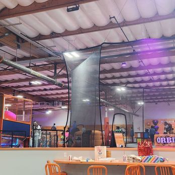 Big Air - View from food court - Trampoline Parks Near Me - Corona, California