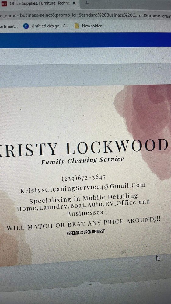 KRISTY’S FAMILY CLEANING SERVICE 19 Photos Fort Myers, Florida Home Cleaning Phone