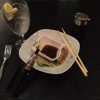 Rakuu - Pork dumplings - pan fried! - Sushi Bars Near Me - Spring, Texas