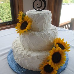 Cakes by Georgia - Buttercream Wedding Cakes, Sunflowers