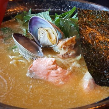 Yoroshiku - Wendy's Fisherman Ramen...lots of fish and seafood (4/10/18) - Ramen Near Me - Seattle, Washington Yoroshiku - Wendy's Fisherman Ramen...lots of fish and seafood (4/10/18) - Ramen Near Me - Seattle, Washington