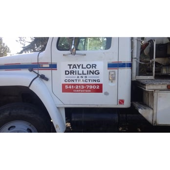 Taylor Drilling - a truck with a sign on it - General Contractors Near Me Taylor Drilling - a truck with a sign on it - General Contractors Near Me