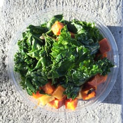 Cafe Organique - Kale & yams!
