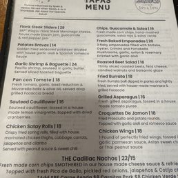 Menu as of 4/3/26 Menu as of 4/3/26