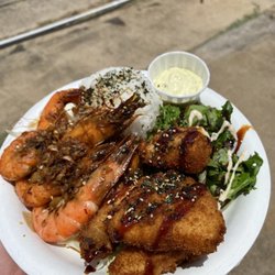 Da Melting Pot - Seafood Combo (Fish of the Day + Spicy Garlic Shrimp)