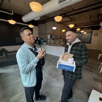 Blue Star Donuts - Real reaction in real time. His face says it all - Donuts Near Me - Portland, Oregon Blue Star Donuts - Real reaction in real time. His face says it all - Donuts Near Me - Portland, Oregon