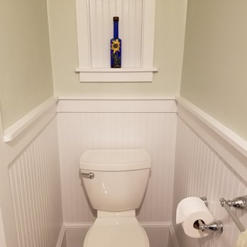 Albright Property Services - Half bath in a small space - Handyman Near Me Albright Property Services - Half bath in a small space - Handyman Near Me