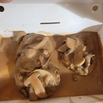 Jollibee - Burger Steak with mushrooms and gravy - Fast Food Near Me - Woodside, New York