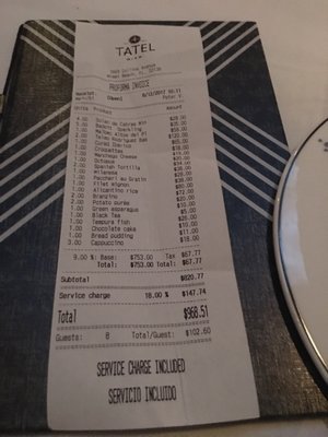 Menu photo 1 TATEL Miami Miami Beach, FL Menu photo 1 TATEL Miami Miami Beach, FL