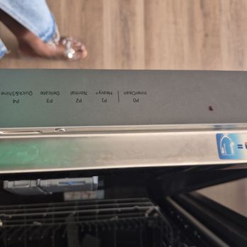 JS Cleaners - Dishwasher not ceaned still has soap residue and a crumb - Carpet Cleaning Near Me - Valley City, North Dakota