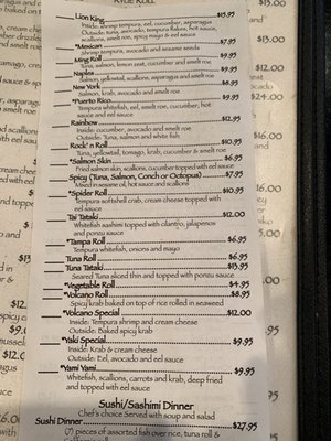 Menu photo 6 Rock'n Sushi Fort Myers, FL