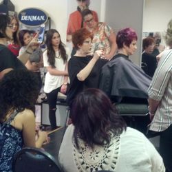 T & G Concepts - Carla Ross teaching an advanced cutting class.