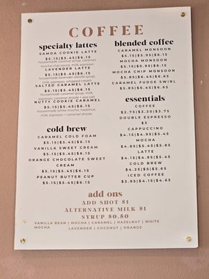 Menu photo 2 Neaux Coffee Maricopa, AZ