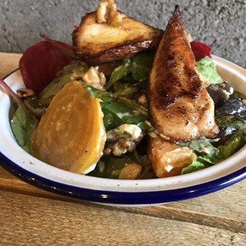 Dough & Brew - Warm chicken salad - Pizza Near Me - Warwick, WAR