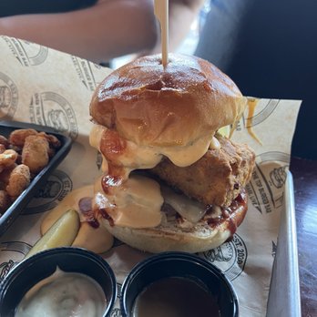 Over The Top Burger Bar - This burger was melty and amazing - Burgers Near Me - Buford, Georgia Over The Top Burger Bar - This burger was melty and amazing - Burgers Near Me - Buford, Georgia