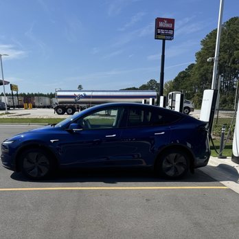 Wawa - Our Model Y ready for a charge - Gas Stations Near Me - Hope Mills, North Carolina Wawa - Our Model Y ready for a charge - Gas Stations Near Me - Hope Mills, North Carolina