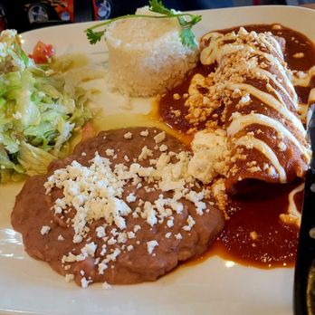 Mesa Mercado - 2 item lunch combo. Crispy chicken taco and chicken enchilada with red sauce - Mexican Near Me - Carmichael, California Mesa Mercado - 2 item lunch combo. Crispy chicken taco and chicken enchilada with red sauce - Mexican Near Me - Carmichael, California