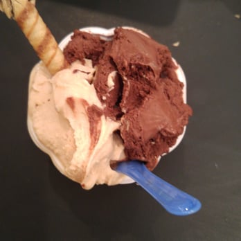Geneva Gelato - Salted caramel and Just Chocolate gelato - Gelato Near Me - Geneva, New York Geneva Gelato - Salted caramel and Just Chocolate gelato - Gelato Near Me - Geneva, New York