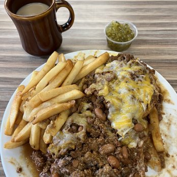Art's Corner Cafe - Art's famous chili size with his delicious fries - Breakfast & Brunch Near Me - Ventura, California