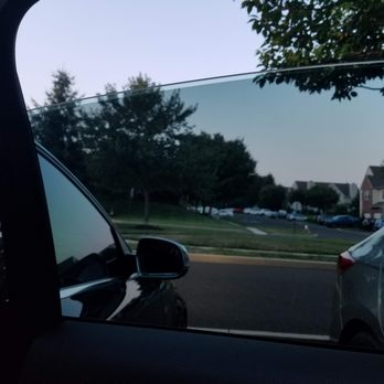 Professional Car Care - Tint not going to the top of the window. Lots of scratches in the tint but hard to show in pictures. - Auto Detailing Near Me - Skippack, Pennsylvania Professional Car Care - Tint not going to the top of the window. Lots of scratches in the tint but hard to show in pictures. - Auto Detailing Near Me - Skippack, Pennsylvania
