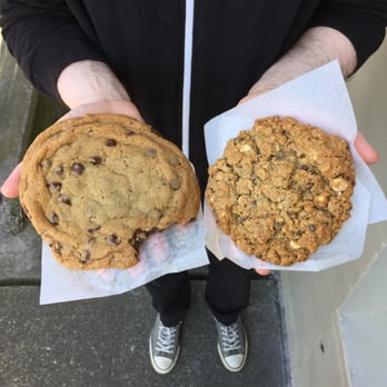 Cinnamon Works - Chocolate Chip Cookies & Monster Cookie (oatmeal, pb, choc chips and nuts) - Bakeries Near Me - Seattle, Washington Cinnamon Works - Chocolate Chip Cookies & Monster Cookie (oatmeal, pb, choc chips and nuts) - Bakeries Near Me - Seattle, Washington