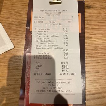 The Rustic - Bill - Venues & Event Spaces Near Me - Houston, Texas The Rustic - Bill - Venues & Event Spaces Near Me - Houston, Texas