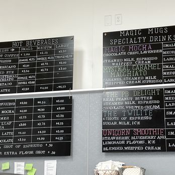Magic Mugs - Coffee/drink menu pt 2 - Coffee & Tea Near Me - Dover, Ohio