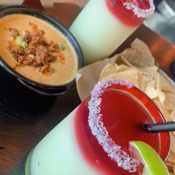 Torchy's Tacos - Hillbilly queso and sangria topped margaritas! - Tacos Near Me - Houston, Texas Torchy's Tacos - Hillbilly queso and sangria topped margaritas! - Tacos Near Me - Houston, Texas