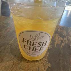 Pokemoto-Oxford - Fresh Chef branded boba tea lychee flavor with lychee pop