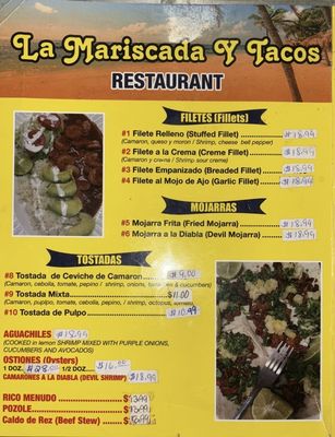 Menu photo 2 La Mariscada Y Tacos Perryton, TX Menu photo 2 La Mariscada Y Tacos Perryton, TX