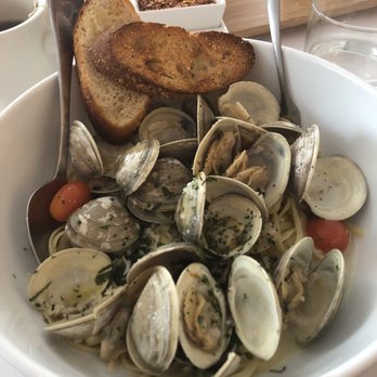 Lascala's Fire - The clams in a white wine sauce were excellent - Pizza Near Me - Glassboro, New Jersey Lascala's Fire - The clams in a white wine sauce were excellent - Pizza Near Me - Glassboro, New Jersey