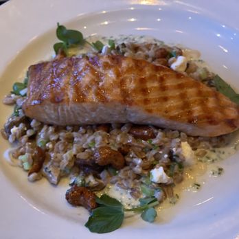 NECTAR - Tea Smoked Salmon with farro, feta, mushrooms and cashews - Sushi Bars Near Me - Berwyn, Pennsylvania