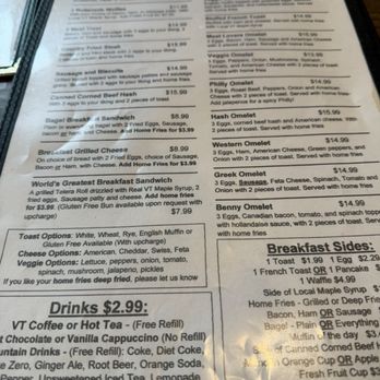 Erica's Village Diner - Menu - Breakfast & Brunch Near Me - Cambridge, Vermont Erica's Village Diner - Menu - Breakfast & Brunch Near Me - Cambridge, Vermont