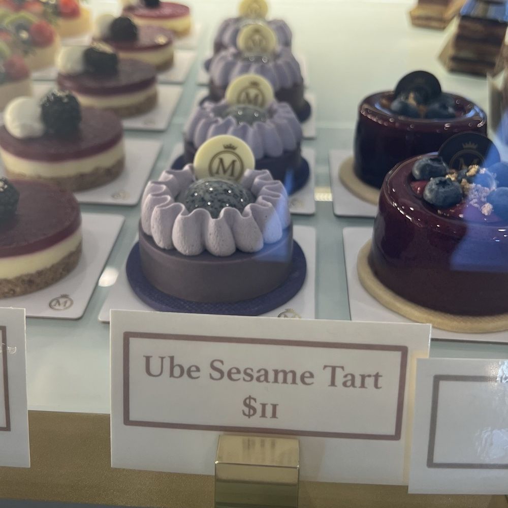 Marvel Cake - Ube Sesame Tart - Bakeries Near Me - Campbell, California Marvel Cake - Ube Sesame Tart - Bakeries Near Me - Campbell, California