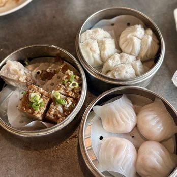 Lunasia Dim Sum House - Jumbo Shrimp Har-Gow 水晶蝦餃皇 Steamed B.B.Q. Pork Bao (3pcs) 蜜汁叉燒包 Taro Cake w/ Chinese Sausage (4pcs) 臘味芋頭糕 - Dim Sum Near Me - Cerritos, California Lunasia Dim Sum House - Jumbo Shrimp Har-Gow 水晶蝦餃皇 Steamed B.B.Q. Pork Bao (3pcs) 蜜汁叉燒包 Taro Cake w/ Chinese Sausage (4pcs) 臘味芋頭糕 - Dim Sum Near Me - Cerritos, California