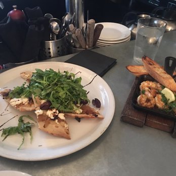 Farmhaus - Flatbread and the sizzling shrimp - New American Near Me - Granite Bay, California Farmhaus - Flatbread and the sizzling shrimp - New American Near Me - Granite Bay, California