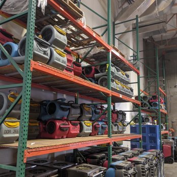 ServiceMaster Restoration by Desert Dry - Warehouse view of a portion of our equipment. - Damage Restoration Near Me - Phoenix, Arizona ServiceMaster Restoration by Desert Dry - Warehouse view of a portion of our equipment. - Damage Restoration Near Me - Phoenix, Arizona