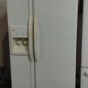 Baltimore Used Appliances - Kenmore White Side by Side Fridge with Ice / Water Dispenser - Appliances Near Me - Baltimore, Maryland Baltimore Used Appliances - Kenmore White Side by Side Fridge with Ice / Water Dispenser - Appliances Near Me - Baltimore, Maryland