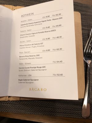 Menu photo 6 Bàcaro Kloten, ZH