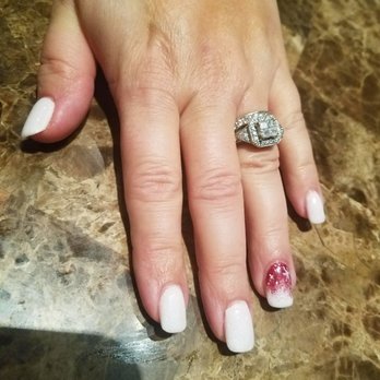 Aroma Nail Foot Spa - Winter wonderland nails at Aroma Nails - Nail Salons Near Me - Selden, New York