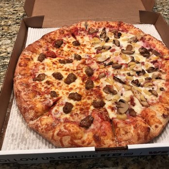 Marco's Pizza - Half Hawaiian, Half Pepperoni - Pizza Near Me - Murphy, Texas