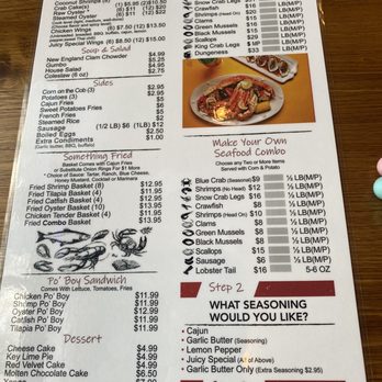 The Juicy Seafood - Menu - Seafood Near Me - Mobile, Alabama