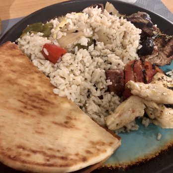 Greek Islands - Chicken souvlaki ($21, delivery) with half of halloumi appetizer - Greek Near Me - Little Neck, New York Greek Islands - Chicken souvlaki ($21, delivery) with half of halloumi appetizer - Greek Near Me - Little Neck, New York
